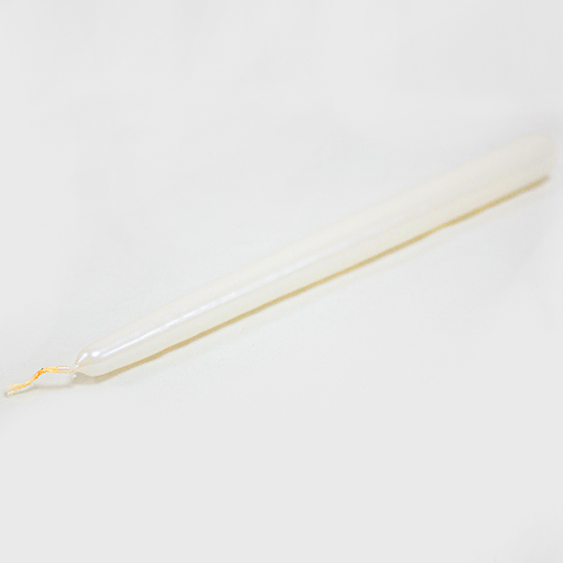 Vela Cónica 2,2/24cm Pérola (10 Un por embalagem)